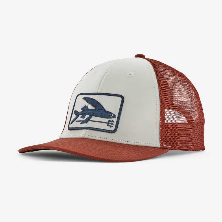 Low Profile Fly Fishing Hat with Adams Fly (3 Colors), Baseball, Structured, Trucker, Snapback, Cap