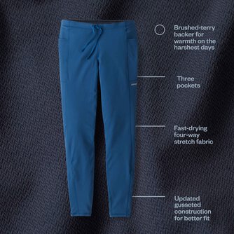 Winter running comes with many discomforts. Your clothes shouldn't be one  of them. The Peak Mission Tights have a brushed lining, unres